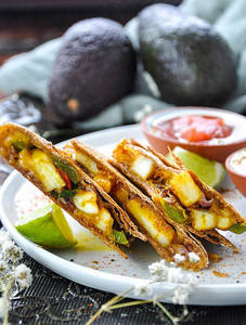 Cheesy Paneer Quesedilla