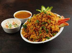 Zafrani Mutton Kheema Biryani