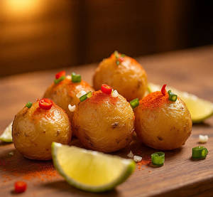 Chilli Garlic Potato Pops