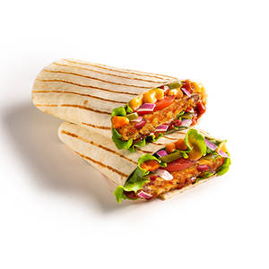 Mexican Three Bean Wrap