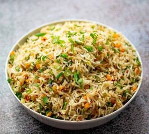 Veg garlic fried rice