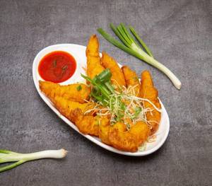 Golden Fried Prawns