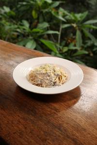 Mushroom Cream Sauce Pasta