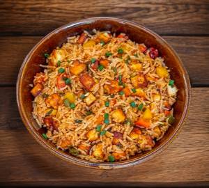 Schezwan paneer rice