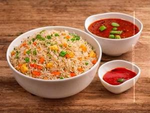 Triple Schezwan Fried Rice