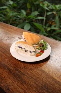 Egg Plant Oriental Sandwich