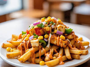 Sweet & Spicy Loaded Fries