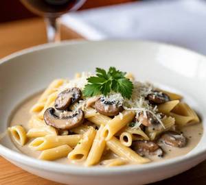 Creamy Mushroom Penne Pasta