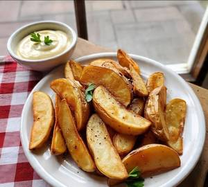 Potato Wedges With Dip