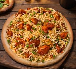 Hot and spicy chicken fried rice