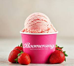 Real Strawberry Ice Cream