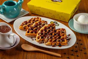 Chocolate Fudge Waffle