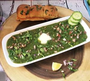 Paneer Hariyali Pav Bhaji