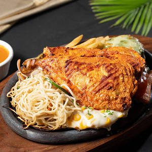 Grilled Chicken Tikka Sizzler