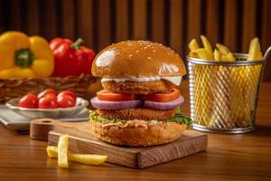 Double Tikki Veg Burger
