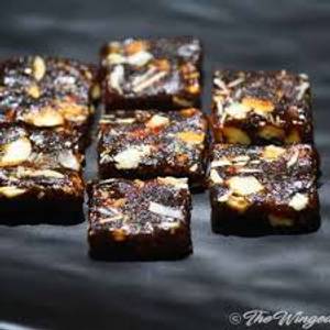 Khajur dry fruit burfi