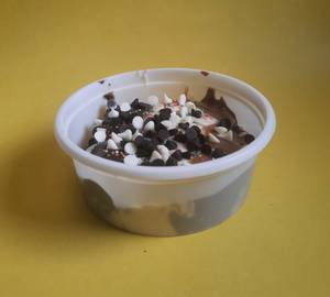 Triple Chocolate Topped Fudgy Brownie