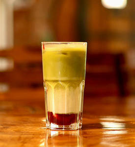 Iced Strawberry Matcha Latte