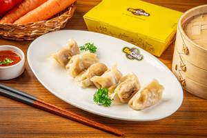 Steamed Veg Momos (6 Pcs)