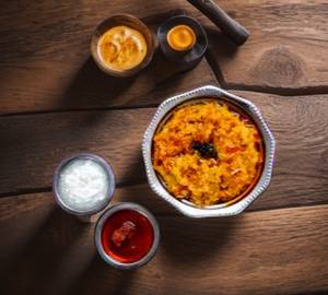 Dal Khichdi + Papad + Butter Milk