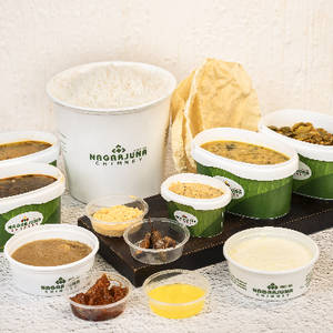 Carrier Meal ( Andhra Veg Meals-serves 2-3)