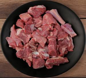 Fresh mutton curry cut