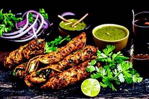 Chicken Kebab Rolls                                               