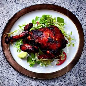 Dry roasted chicken