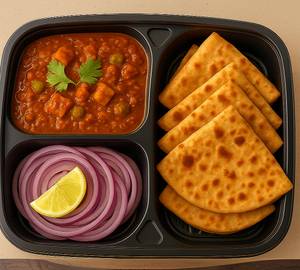 Veg Kolhapuri with 2 Paratha