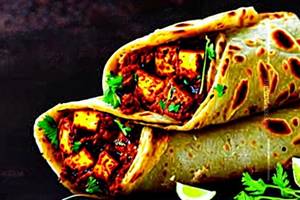 Achari Paneer Tikka Roll