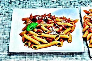 Red sauce pasta
