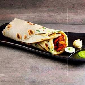Veg Afghani Chicken Chaap Roll