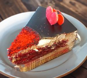 Choco velvet  pastries