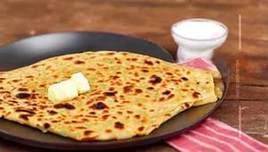 Tawa Cheese Corn Paratha
