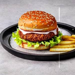 Saucy clucker burger
