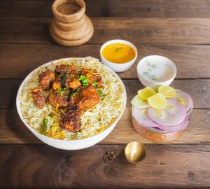 Chicken fry piece biriyani full