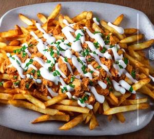 Chicken loaded french fries