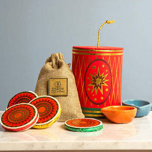 ZOROY Pataka Hamper – Dry Fruit & Diya Mixed Dry Fruits