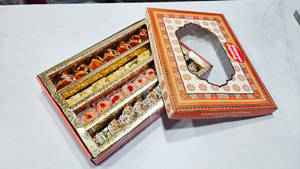 3 Line (big) Kaju Sweets Assorted Gift Box