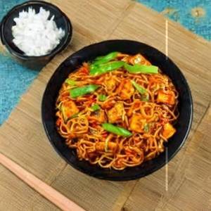 Spicy Paneer Noodle & Rice Mixed