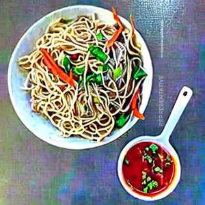 Veg hong kong noodles