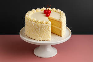 White Forest Cake Eggless