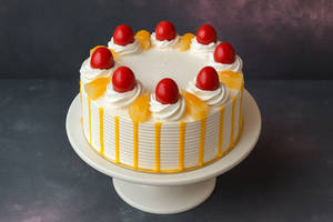 Pineapple Cake  Eggless