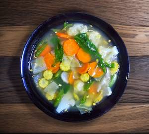 Veg Crispy Rice Soup