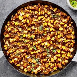 Mushroom corn hot pan