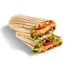 Aloo tikki wrap
