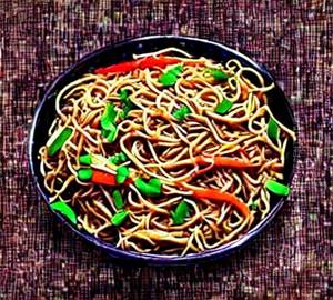 Veg schezwan noodles