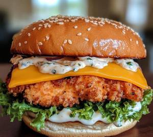 Fried Chicken Burger