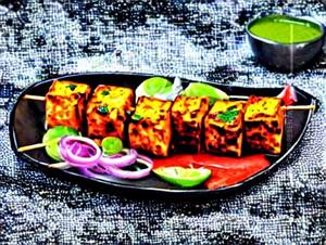 Paneer Achari Tikka