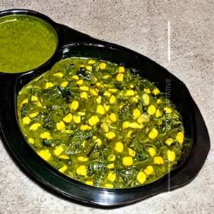 Corn palak